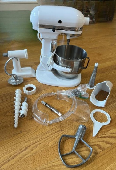 Kitchen Aid Professional 5 Mixer with Attachments