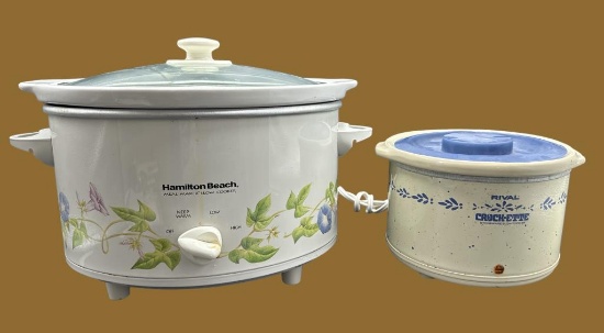 Hamilton Beach Slow Cooker and Small Rival