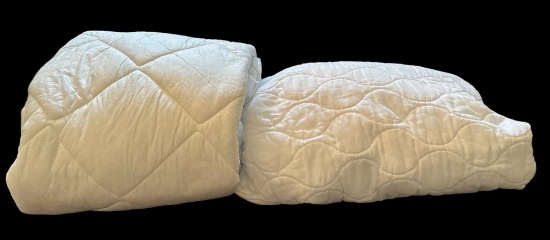 (2) Mattress Pads--King and Queen Size