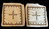 (2) Vintage Palestinian Cross Stitch (Titreez)