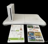 Nintendo Wii Fit Balance Board and (2) Wii Games