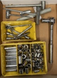 Socket Wrenches and Assorted Sockets