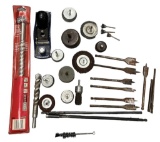 Spade Drill Bits, Wire Brushes, Hole Saws, and