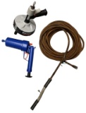 Drum Auger, Drain Snake, & Air Power Drain Blaster