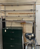 Metal Shelving Unit (Things on Shelves Not