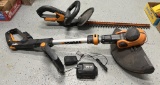 Worx Battery Operated Weed Trimmer and Hedge