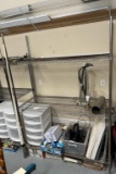 Metal Shelving Unit (Items on Shelves Not