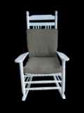 Painted Rocking Chair With Cushions