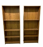 (2) Bookcases—29 3/4” x 11 3/4”, 71 3/4” High