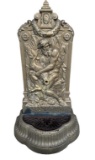 Victorian Cast Iron Figural Garden Fountain--25
