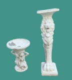 (2) Resin Yard Figures:  11