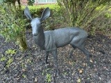 Metal Life Size Outdoor Deer Figurine--40