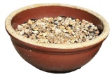 Round Ceramic Planter—23.5” Diameter, 10” High