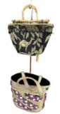 Straw Tote Bag and Sara's Original Purse