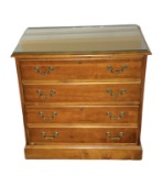 2-Drawer File Wooden File Cabinet with Protective