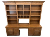 Custom Built Computer Desk and Bookcase, Dental