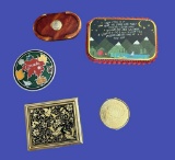 Assorted Trinket, Contact, Prayer, and Pill Boxes