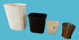 Assorted Small Trash Cans