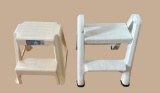 (2) Plastic 2-Step Stepstools
