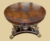Maitland Smith French Empire Style Partial Gilt