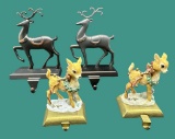 (4) Christmas Stocking Hangers