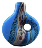 Viz Art Glass Hand Blown Table Top Vase--11 7/8