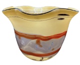 Viz Art Glass Hand Blown Bowl-18 1/2