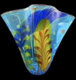 Viz Art Glass Hand Blown Vase--16 1/4