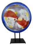Viz Art Glass Hand Blown 22 1/4