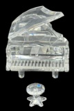 Swarovski Crystal Grand Piano and Stool