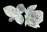 Swarovski Crystal Rose Figurine