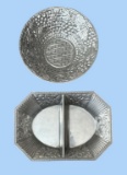 (2) Lenox Aluminum Serving Pieces:  Round 12