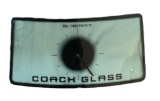 Coach Automobile Glass Advertising Clock - 16” x