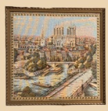Framed Tapestry in Gold Frame--21 5/8
