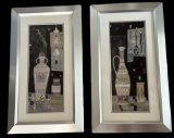 Framed and Matted Kitchen Prints—16” x 28”