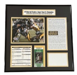 Framed Pittsburgh Steelers Super Bowl XL