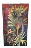 Artistically Enhanced Lithograph “Bali Garden I