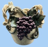 Grape Clay Art by Sara A. Barnhill, Vase, 10