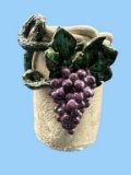 Grape Clay Art by Sara A. Barnhill, Utensil Holder