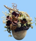 Hand Made Clay Art Basket by Sara A. Barnhill with
