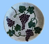 Hand Made Clay Art Round Low Bowl/Plate by Sara A.