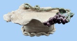 Hand Made Clay Art Footed Bowl by Sara A. Barnhill
