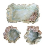 Hand Made Clay Art by Sara A. Barnhill--(3) Items: