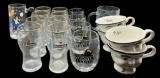 Assorted Drinking Glasses: Heineken, Jack