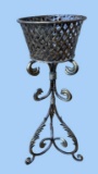Metal Plant Stand - 10” D, 30” H