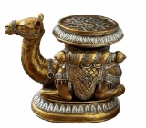 Moroccan Inspired Figural Camel Stand--Top Lifts