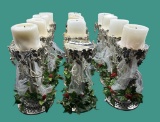 (12) Silver Plate Candle Holders