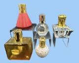 (3) Lamp Berger Perfume Lamps, (1) Lead