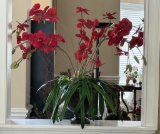 Silk Flower Arrangement—Flower Pot is 10” High