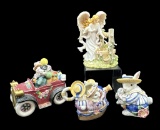 Assorted Ceramic Decorative Accessories: Fitz